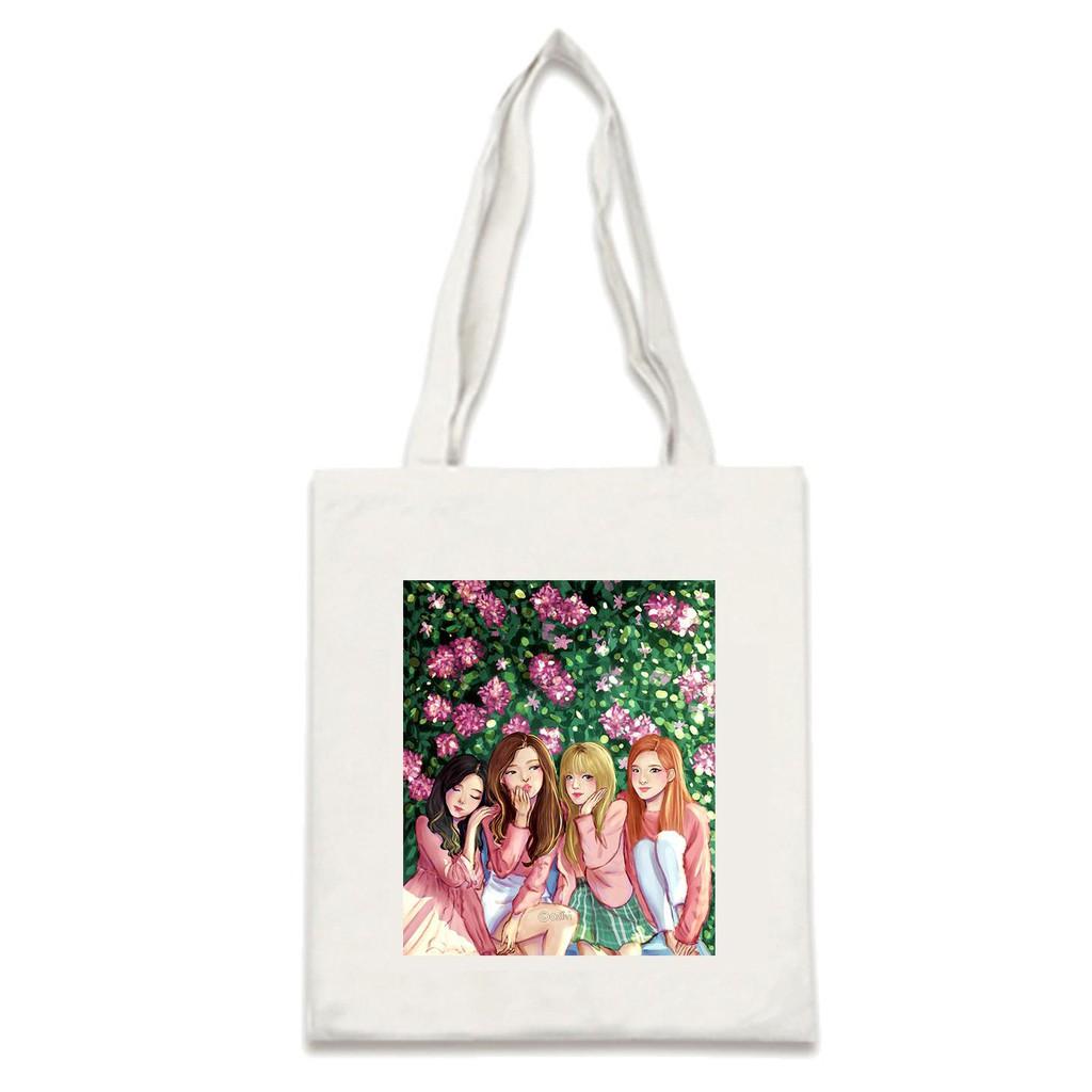 Túi tote Black Pink túi vải Kpop in hình Fanar Black Pink