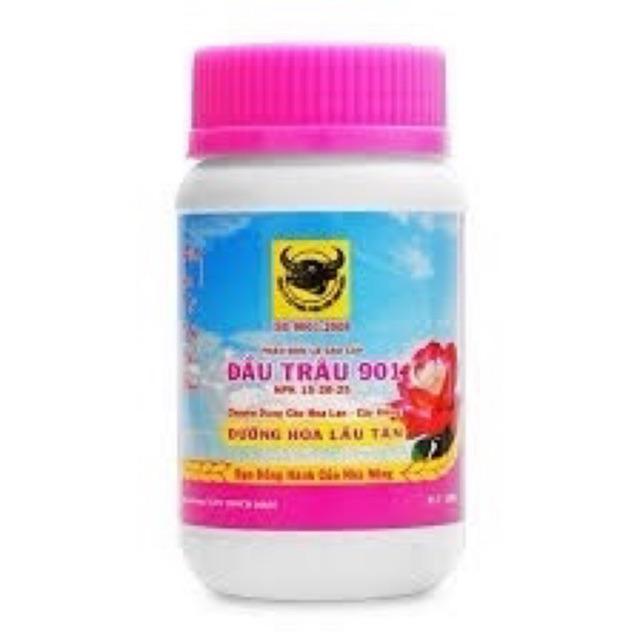 Phân bón lá Đầu Trâu 901 Dưỡng hoa lâu tàn lọ 100gram