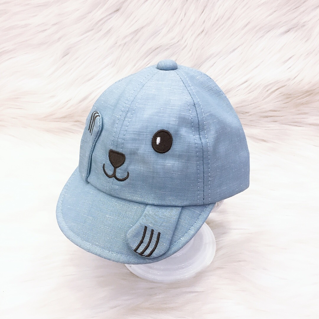 Nón Kết Bé Trai & Bé Gái Màu Cún 2 Tai Cao Cấp Duy Ngọc Size 48 Dành Cho Bé Từ 1 Đến 2 Tuổi, hàng chính hãng, họa tiết ngộ nghĩnh