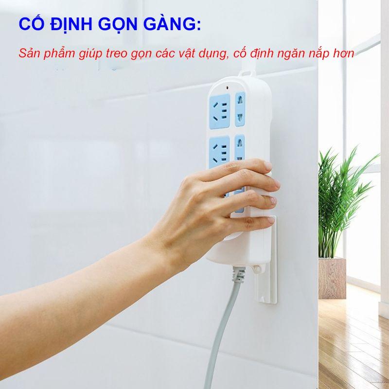 Giá Đỡ Dán Tường - Miếng Dán Tường Treo Đồ Đa Năng, Treo Ổ Cắm Điện, Tranh Tường, Modem Wifi