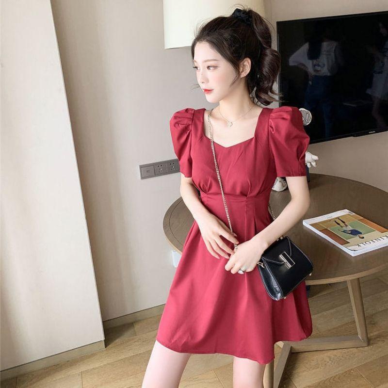 ĐẦM NỮ DÁNG SUÔNG ĐAN CHÉO DÂY LƯNG