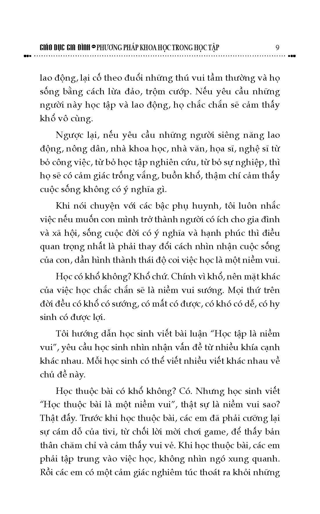 Giáo Dục Gia Đình - Phương Pháp Khoa Học Trong Học Tập