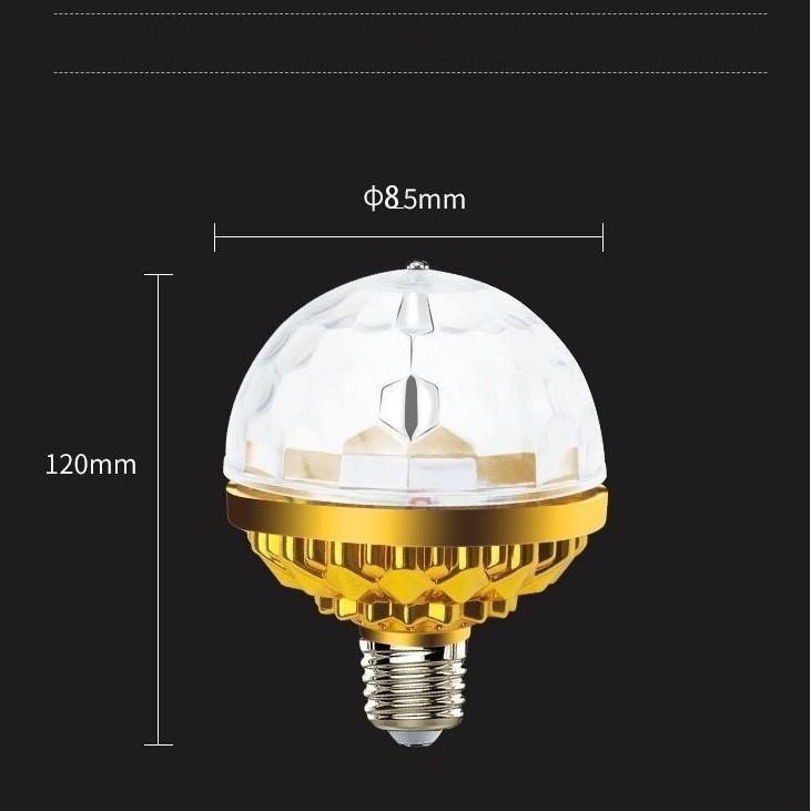 Đèn Led Xoay 7 Màu Sân Khấu Vũ Trường, Nhấp Nháy Theo Nhạc