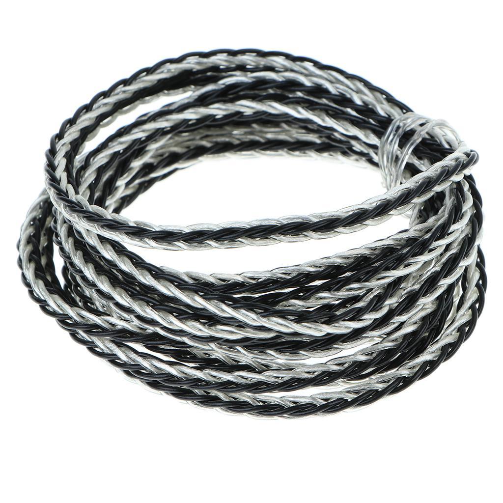 2pcs 7N Copper OCC Upgrade Cable DIY HiFi woven twist wire for Headphones