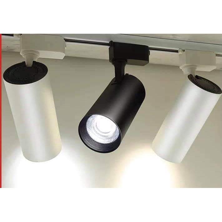 Đèn rọi ray ống bơ cob 20W LED, rọi ống dài, ánh sáng êm dịu, tiết kiệm điện