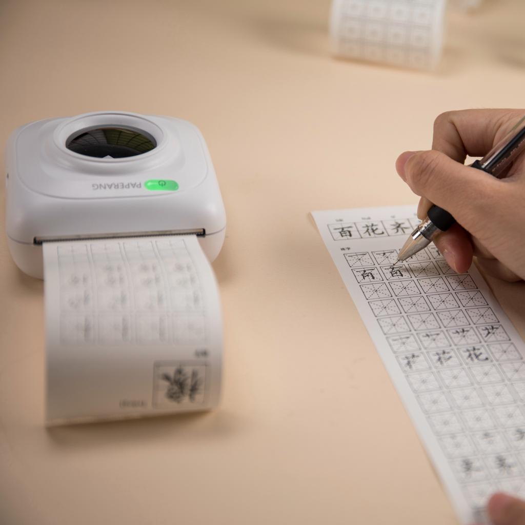 Wireless Photo Label with 4 Roll Thermal Paper Scanning