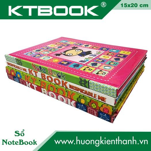 Sổ Bìa Cứng ghi chép KTBOOK loại NoteBook Khổ Lớn size 15 x 20 cm