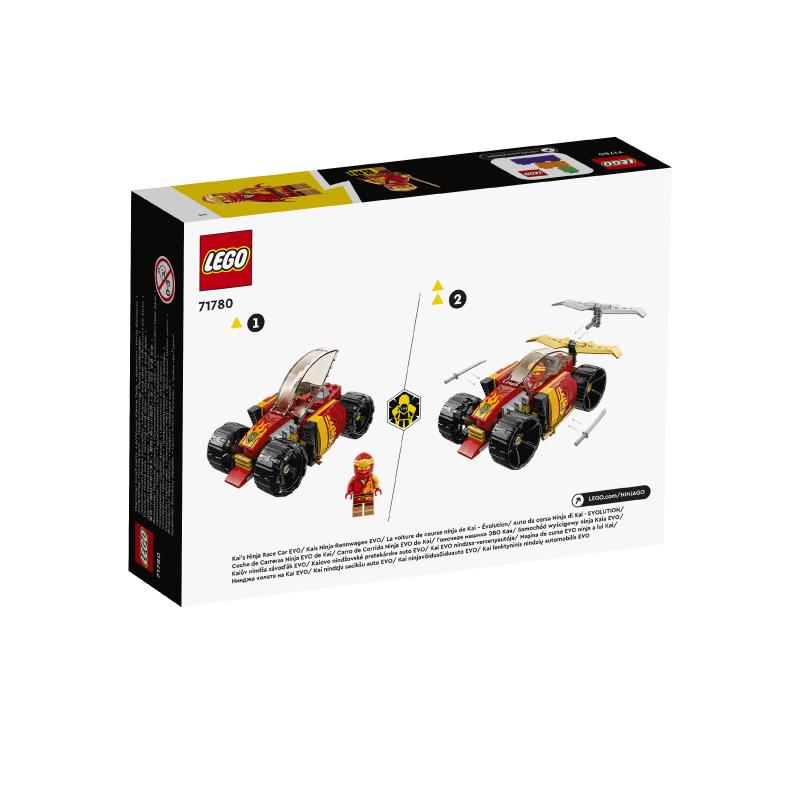 Đồ Chơi Lắp Ráp LEGO Ninjago Xe Đua Địa Hình Tiến Hóa Của Kai 71780 (74 chi tiết)