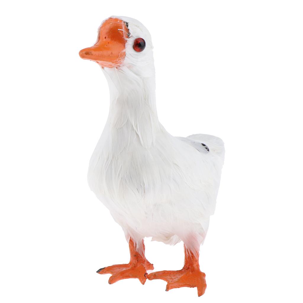 Simulation Goose Toy Model Handcraft Garden Home Lawn Decor Craft Ornament