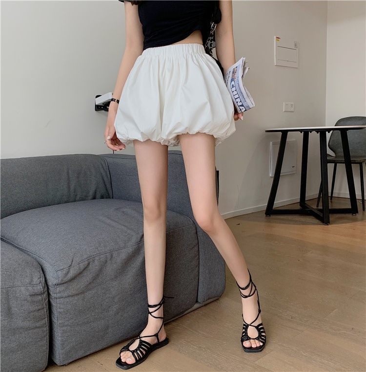Quần đùi nữ bí, quần nữ ngắn chất voan đẹp mềm mịn size S M L SKUQ-38A