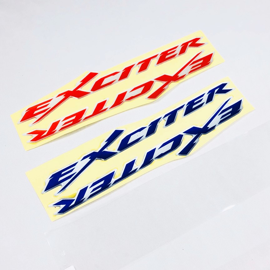 Bộ tem chữ nổi xe Exciter