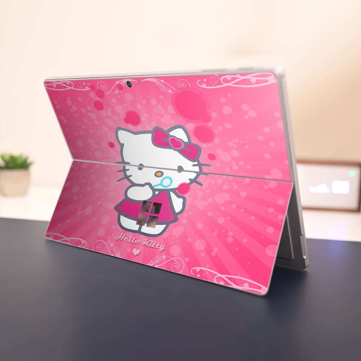 Skin dán hình Hello Kitty cho Surface Go, Pro 2, Pro 3, Pro 4, Pro 5, Pro 6, Pro 7, Pro X