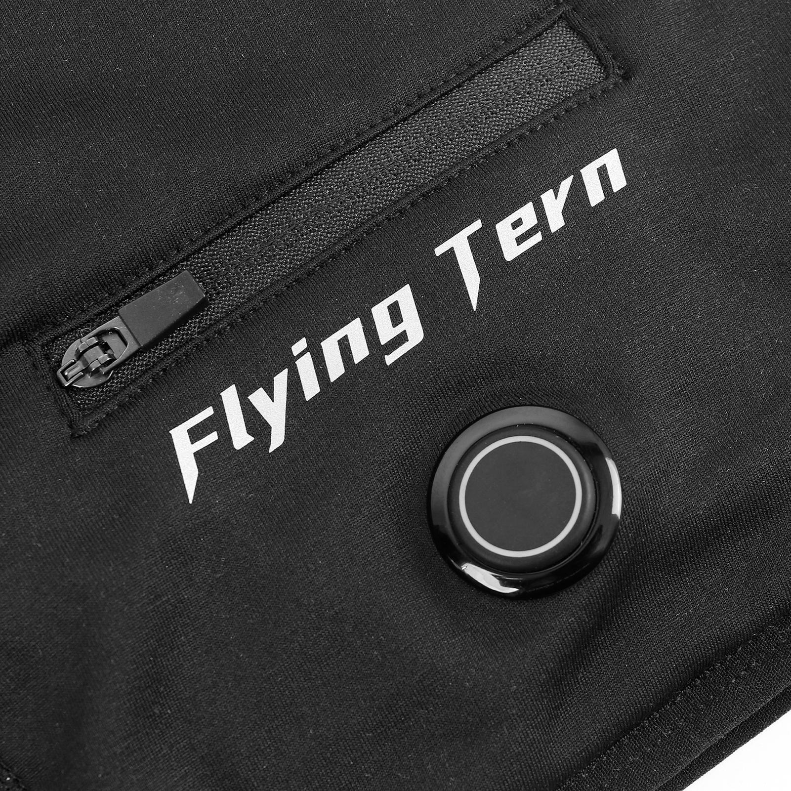 FLYING TERN Winter Warm Battery Heated Balaclava Ski Mask Headwear Windproof Thermal Fleece Face Mask Bandanas