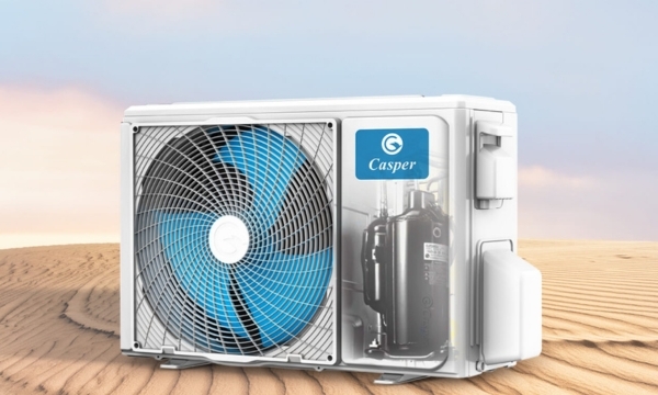 Máy lạnh Casper Inverter - Dàn tản nhiệt đồng mạ vàng