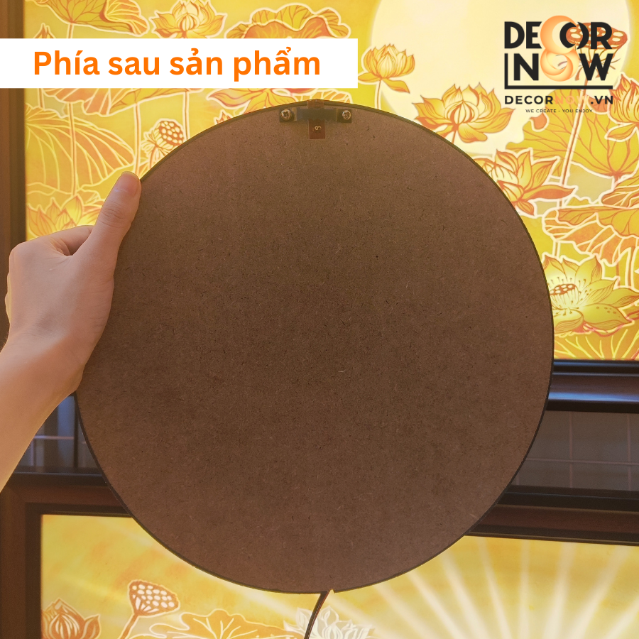 Đèn Hào Quang Phật DECORNOW, Bát Nhã Tâm Kinh, Trang Trí Ban Thờ Mẹ Quan Âm, Các Vị Phật DCN-01