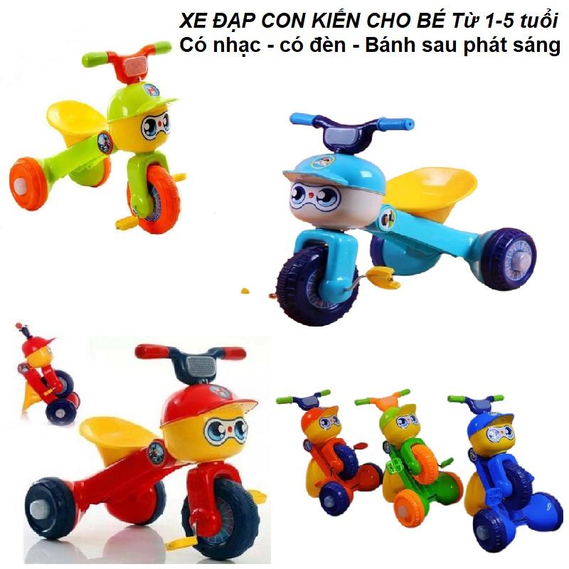 XE ĐẠP THĂNG BẰNG, KIÊM XE CHÒI CHÂN - XE ĐẠP 3 BÁNH CÓ ĐÈN VÀ NHẠC CHO BÉ TỪ 1 ĐẾN 5 TUỔI