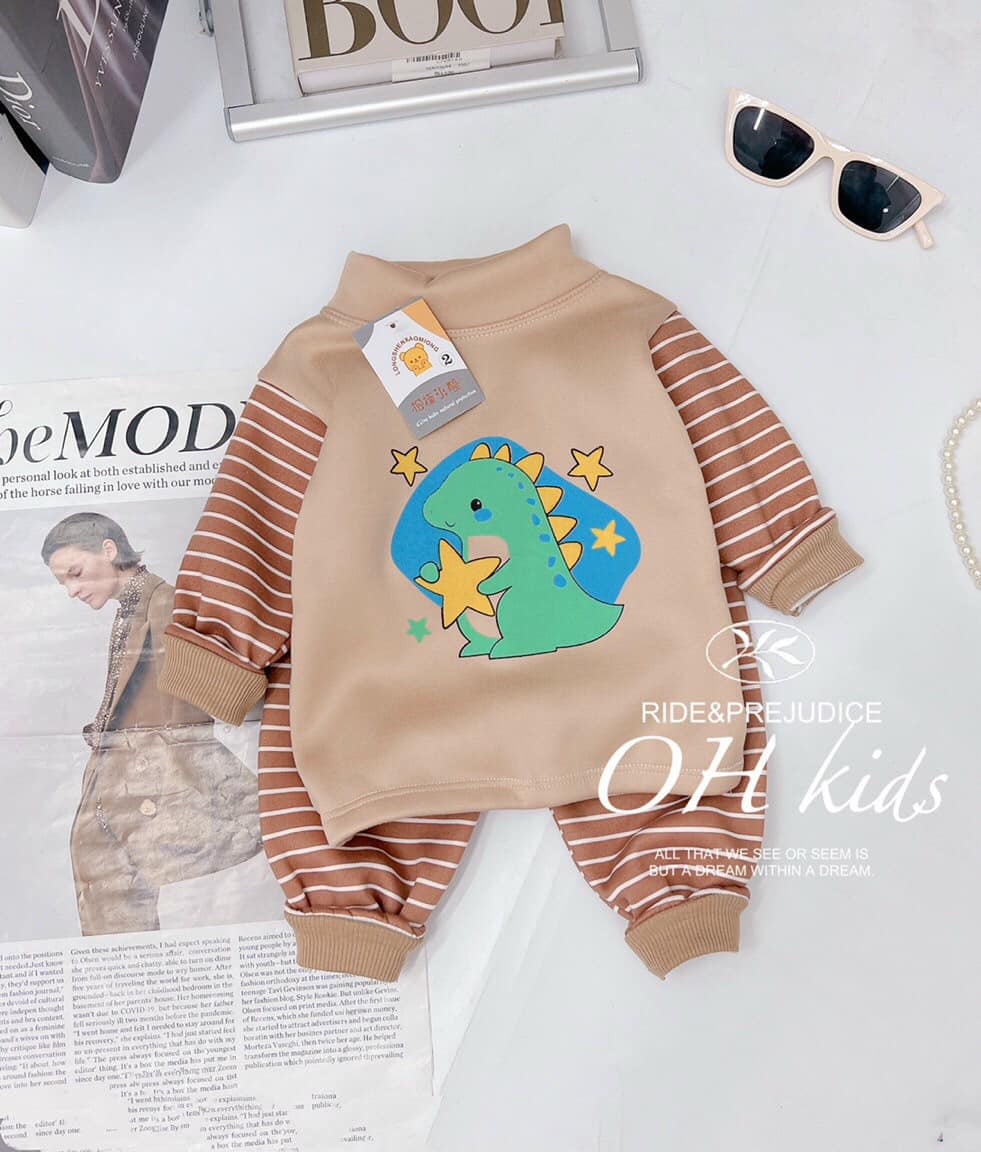 Set bộ nỉ bông cho bé