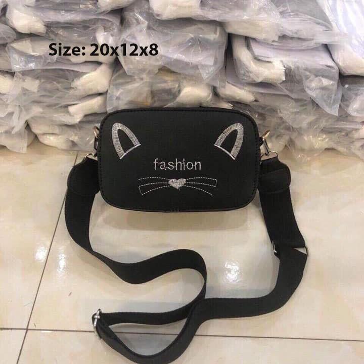 Túi Đeo Chéo Nữ Mèo Dễ Thương