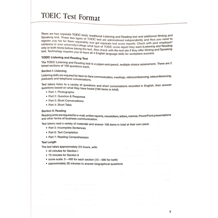 Sách TOEIC Training Listening Comprehension 860