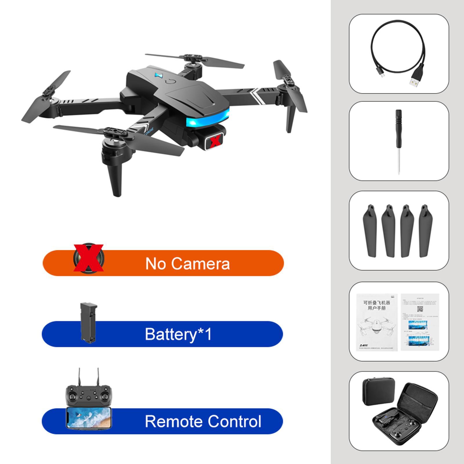 Foldable  Drone 4-Axis Gimbal Dual Camera Live Video  1 battery