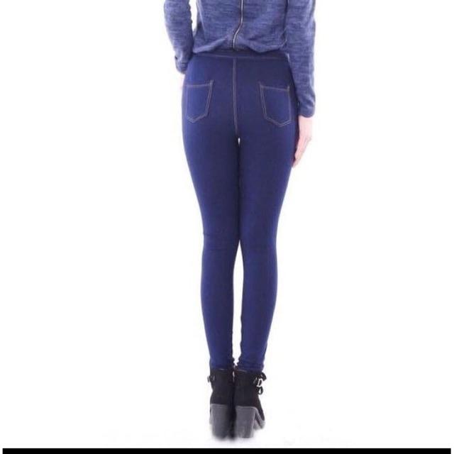 Quần Legging Giả Jean - Ảnh Thật