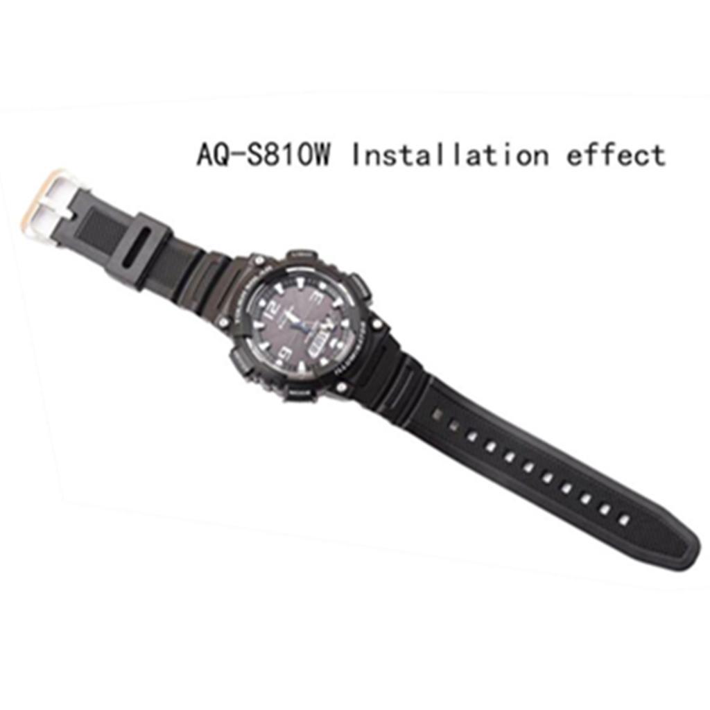 2x For Casio W-S200H W-800H W-216H W-735H F-108WH Watch Strap Replacement