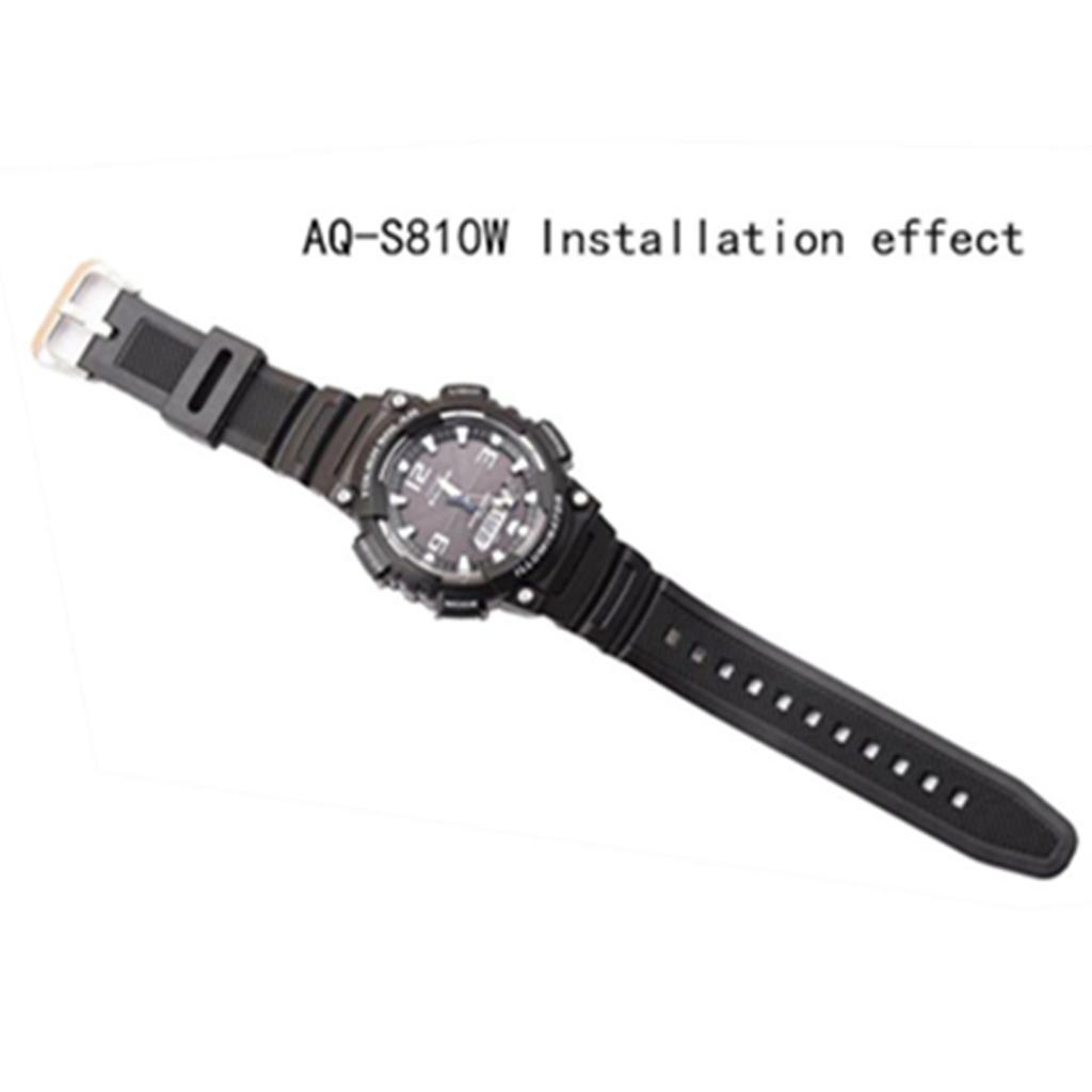 4pcs Silicone Watch Band for Casio SGW-300H SGW-400H W-800H W-216H F-108WH