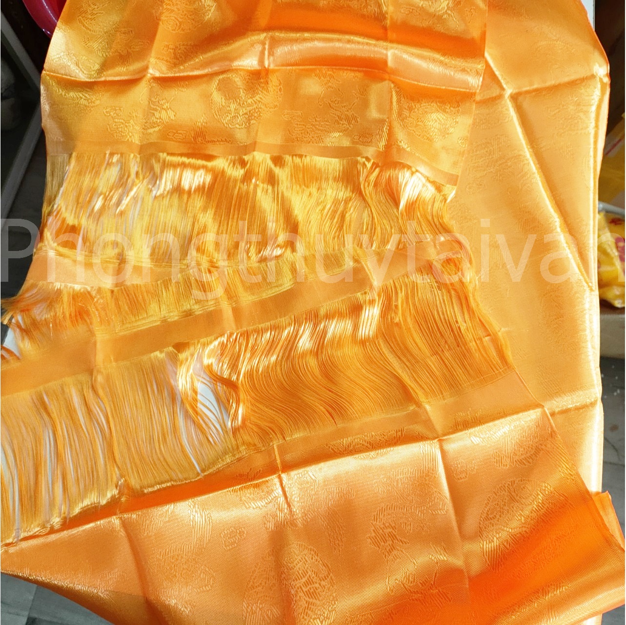Thảm khăn trãi bàn 230cm*45cm hoạ tiết rồng phượng
