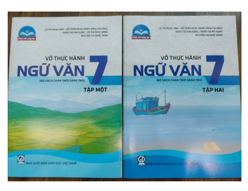 Sách - Combo Vở thực hành Ngữ văn 7 - tập 1 + 2