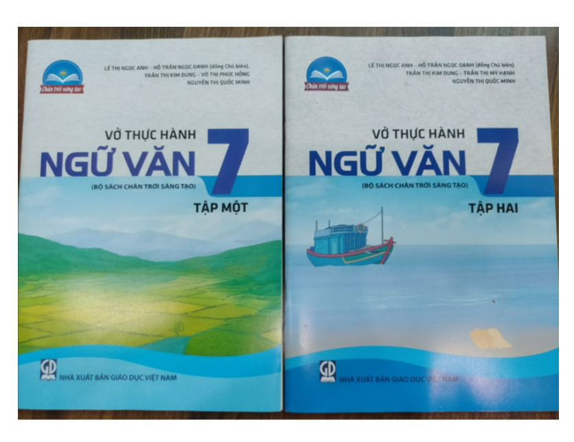 Sách - Combo Vở thực hành Ngữ văn 7 - tập 1 + 2 (Bộ sách Chân trời sáng tạo)