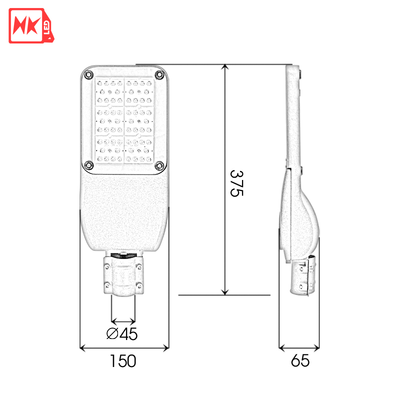 HKLED - Đèn đường phố Philips M12 Driver DONE 50W - DDM12M050