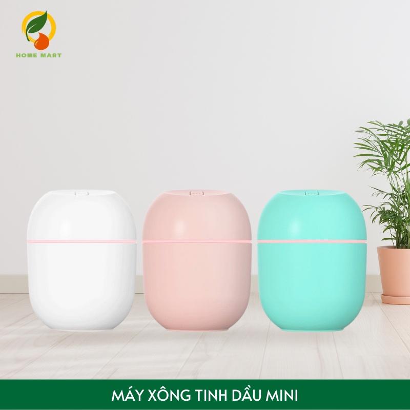 Máy khuếch tán máy xông tinh mini 220ml dầu phun sương tỏa hương thơm mát đèn Led đổi màu dùng cho phòng ngủ, xe hơi