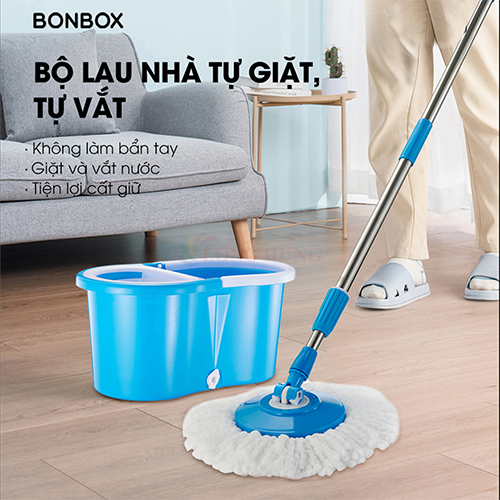 Cây lau nhà tự vắt BONBOX BCT815 - Hàng chính hãng