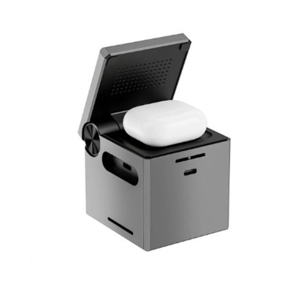 Dock Sạc Không Dây Wi WU Small Square 3 in 1 Wi-W030 - Hàng Chính Hãng