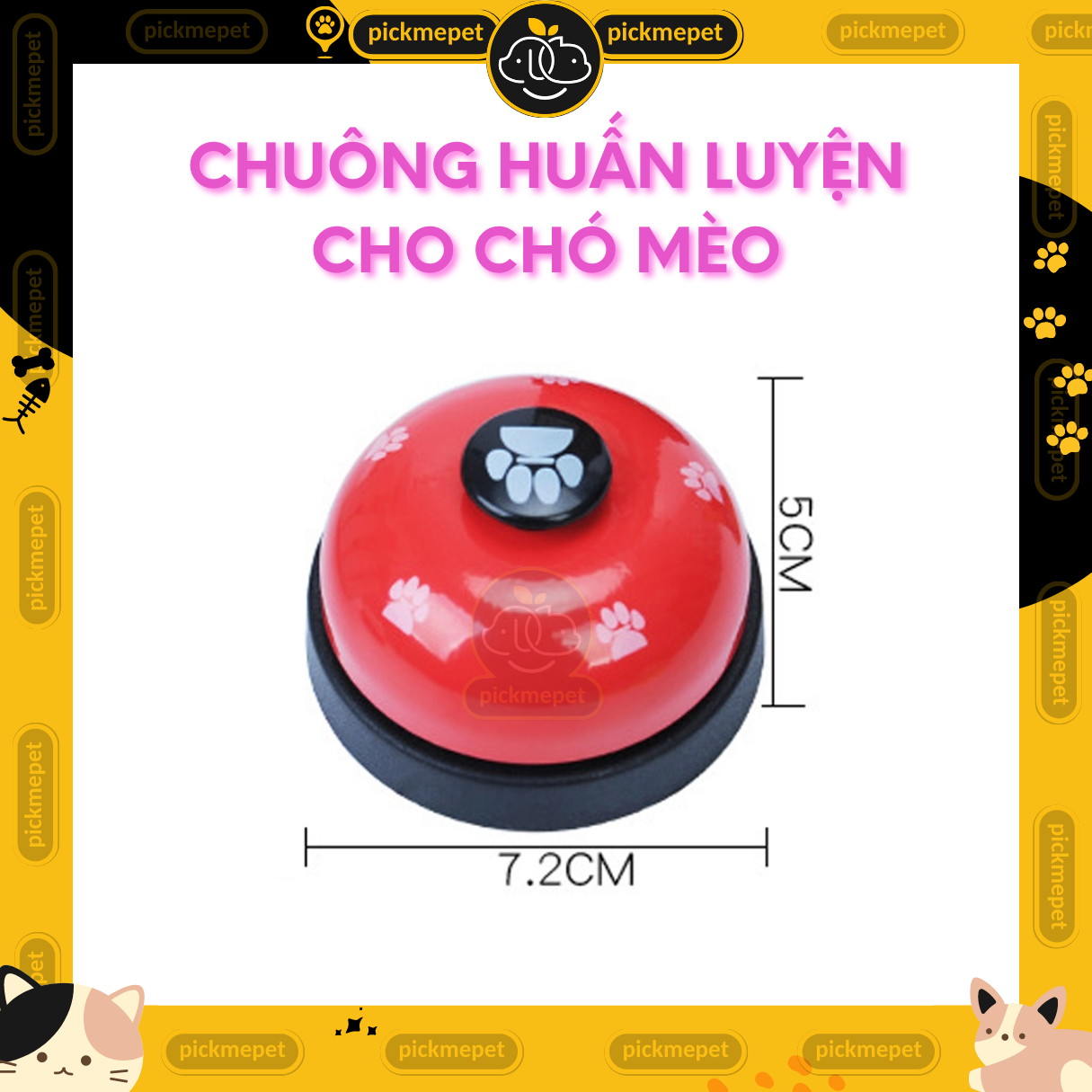 Chuông Huấn Luyện cho Chó Mèo