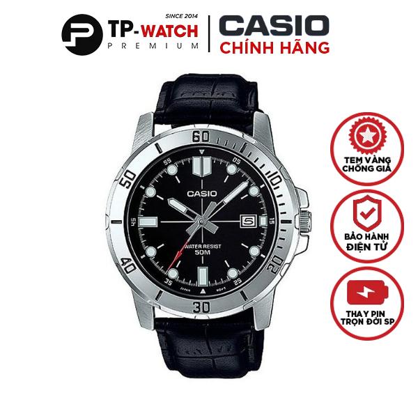 ĐỒNG HỒ NAM CASIO MTP-VD01L-1EVUDF DÂY DA