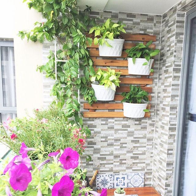 Chậu treo tường bán nguyệt
