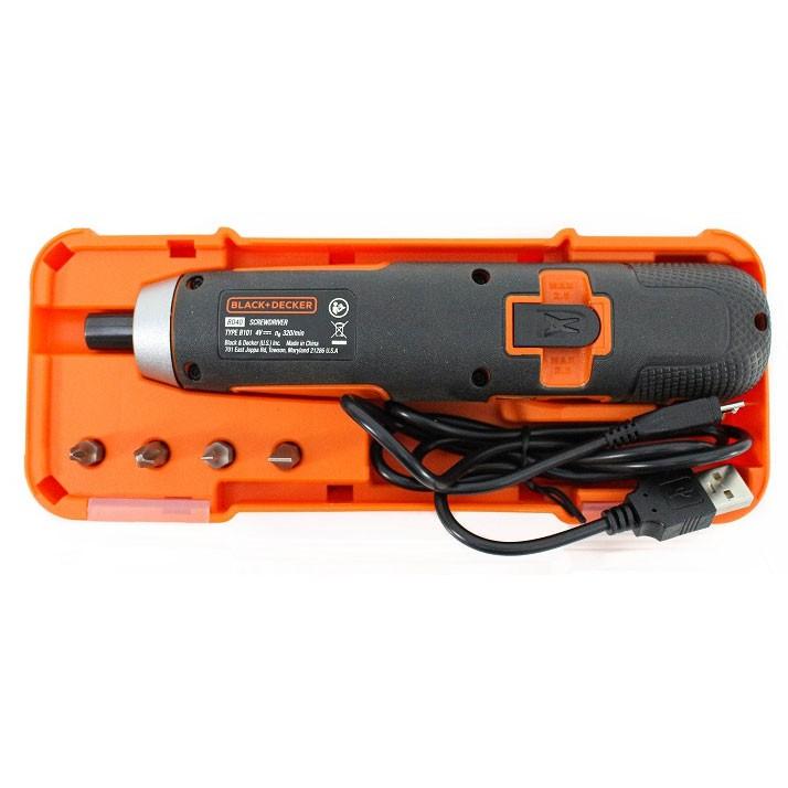 Máy vặn vít cầm tay 4V Black+Decker BD40K4-B1