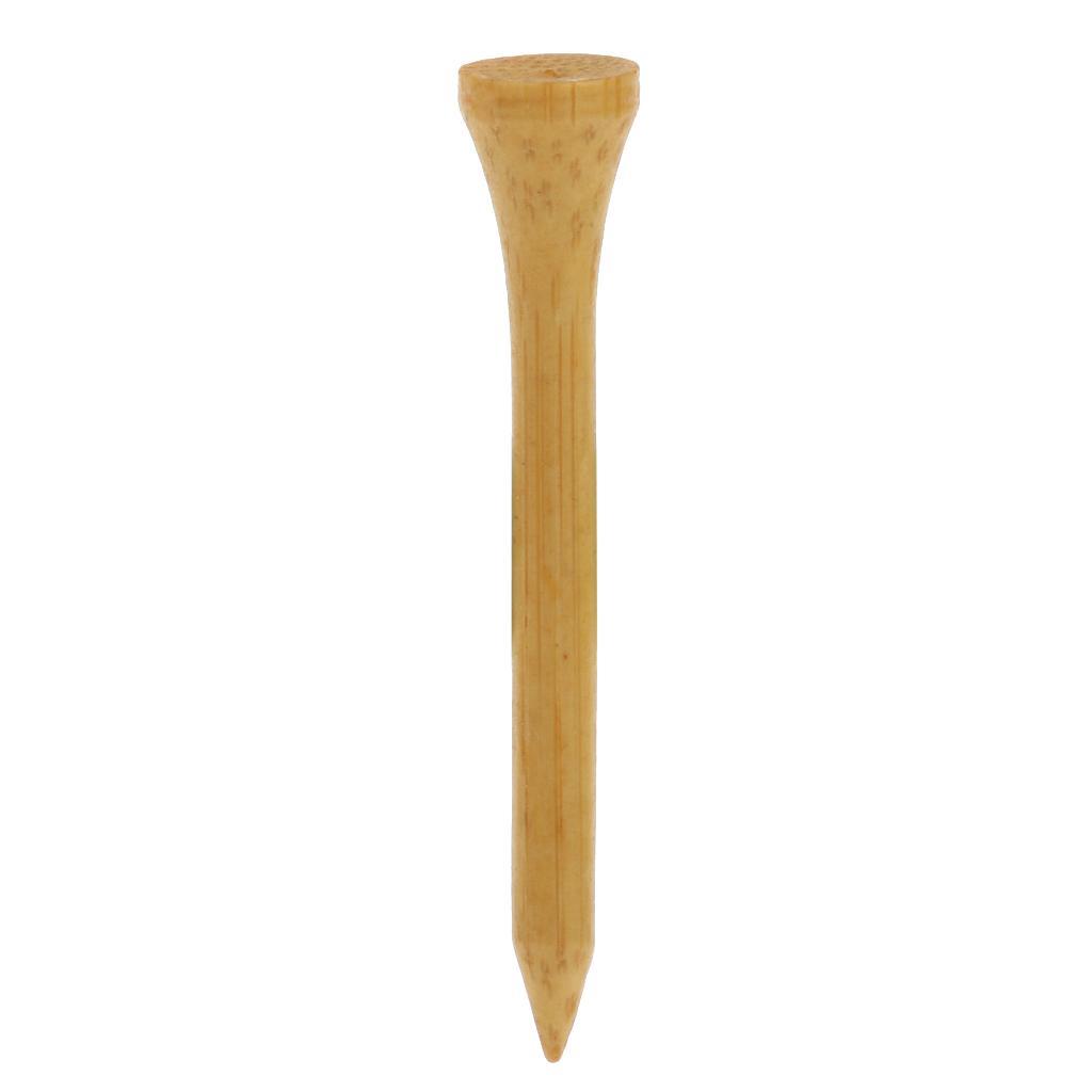 2Pcs Portable Rubber Golf Tee Holder Carrier Tees + 8pcs Wood Golf Tees