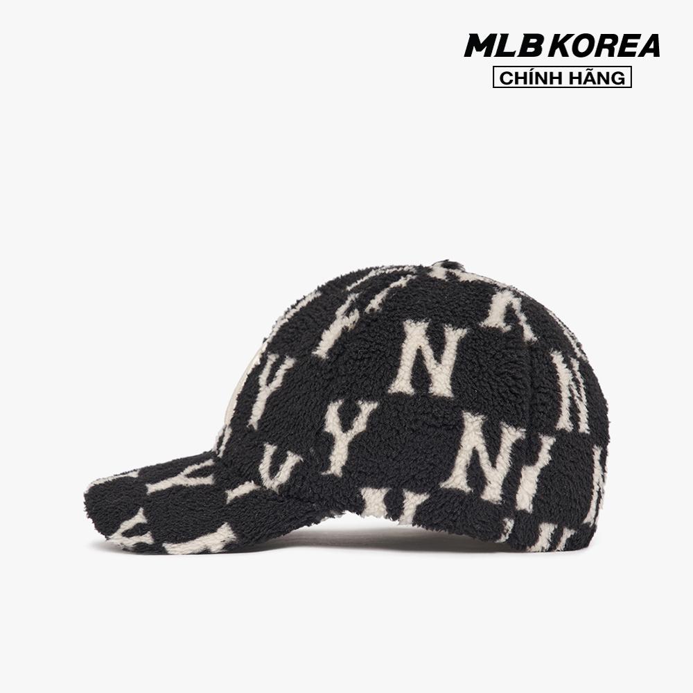 MLB - Nón bóng chày unisex Classic Monogram Fleece Unstructured 3ACPMF126-50BKS