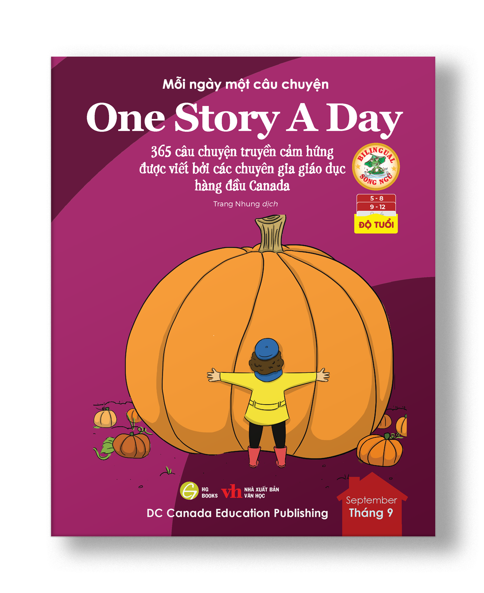Sách - One Story A Day - CUỐN 9 : 365 câu chuyện phát triển IQ, EQ cho bé - Bản song ngữ tặng kèm file nghe