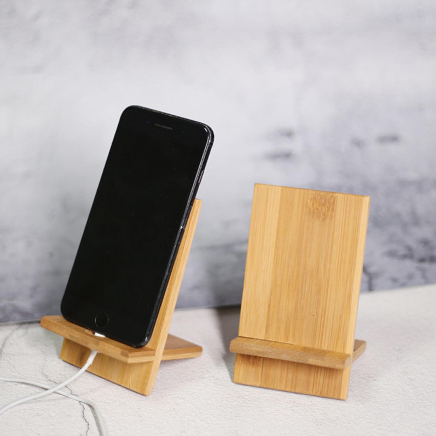Giá đỡ điện thoại di động bằng gỗ tre chất lượng cao