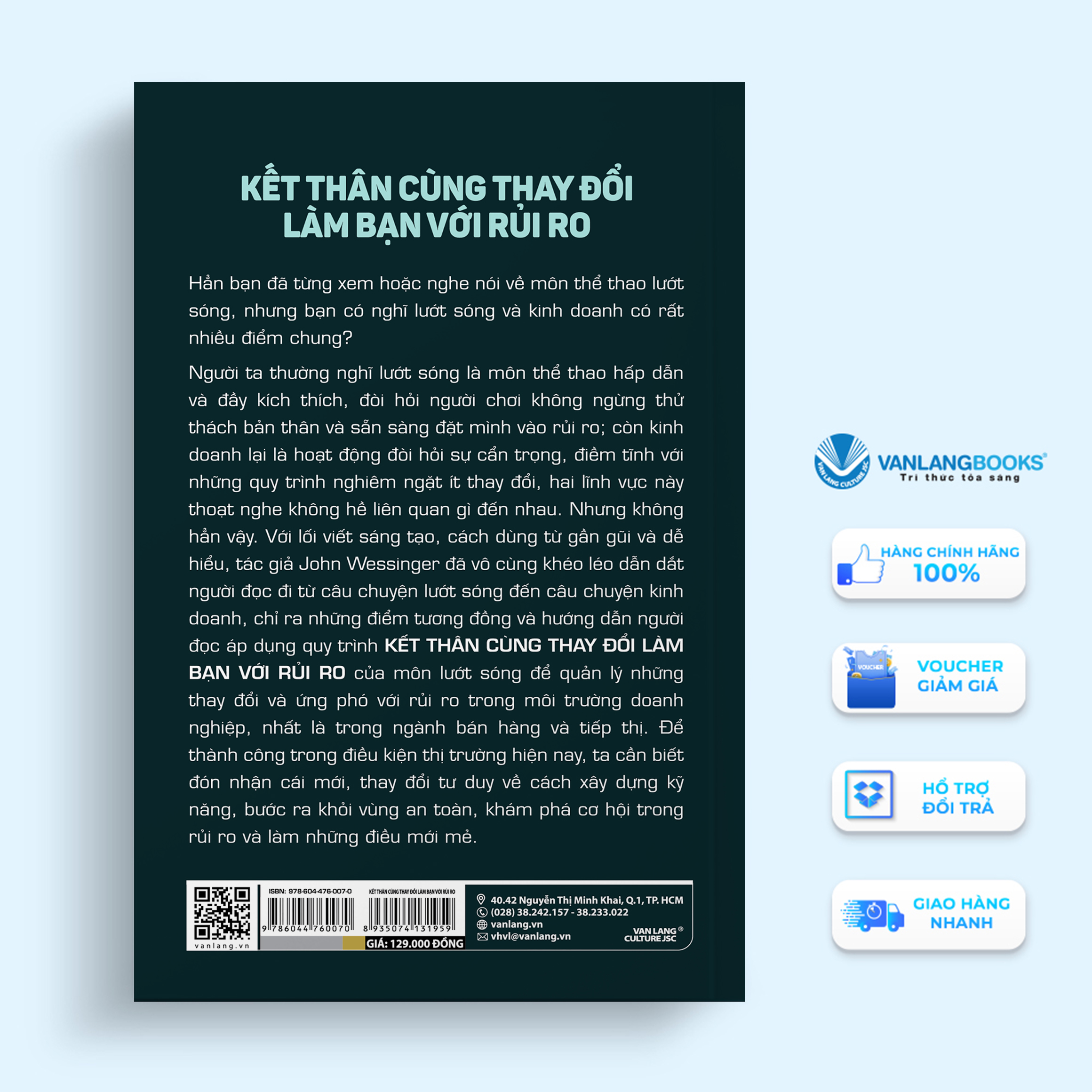Kết Thân Cùng Thay Đổi - Làm Bạn Với Rủi Ro - Vanlangbooks