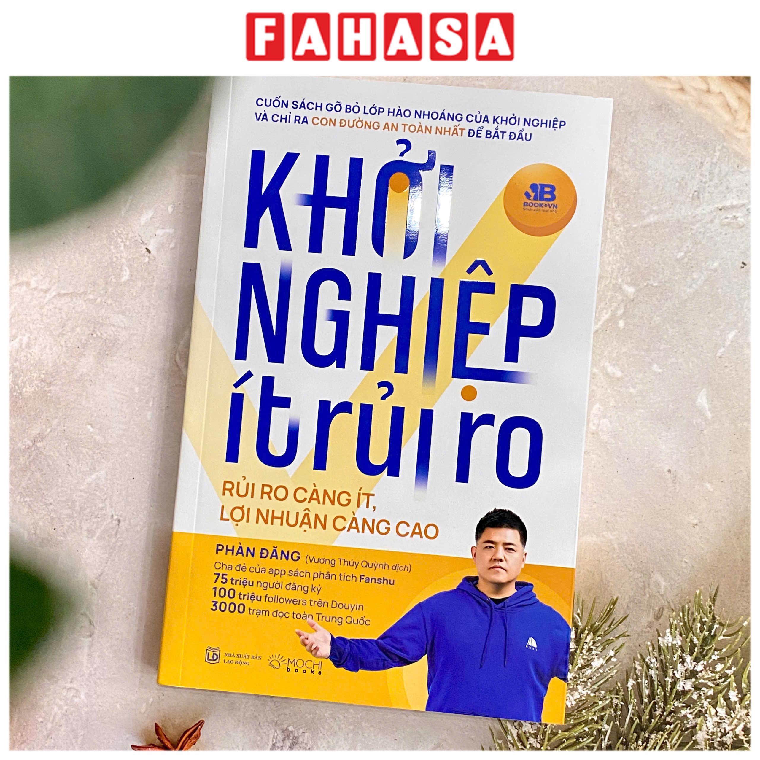 Sách - Khởi Nghiệp Ít Rút Ro - Rủi Ro Càng Ít, Lợi Nhuận Càng Cao