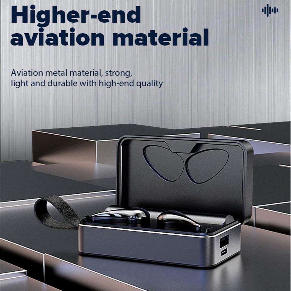 TWS Không Dây Bluetooth Tai Nghe HD Gương Màn Hình Màn Hình Hiển Thị LED Tai Nghe Nhét Tai 9D HIFI Stereo Tai Nghe Nhét Tai Tai Nghe Với 3500MAh Sạc Hộp