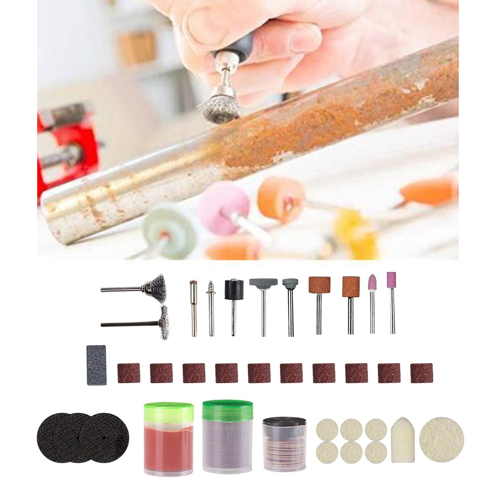 105Pcs Mini Rotary Tool Kit Electric Grinder Accessories Sanding Polishing