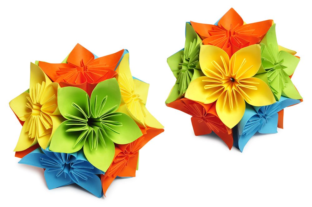 Giấy thủ công Origami (100 tờ) 14x14cm , giấy xếp cò,siêu tiết kiệm