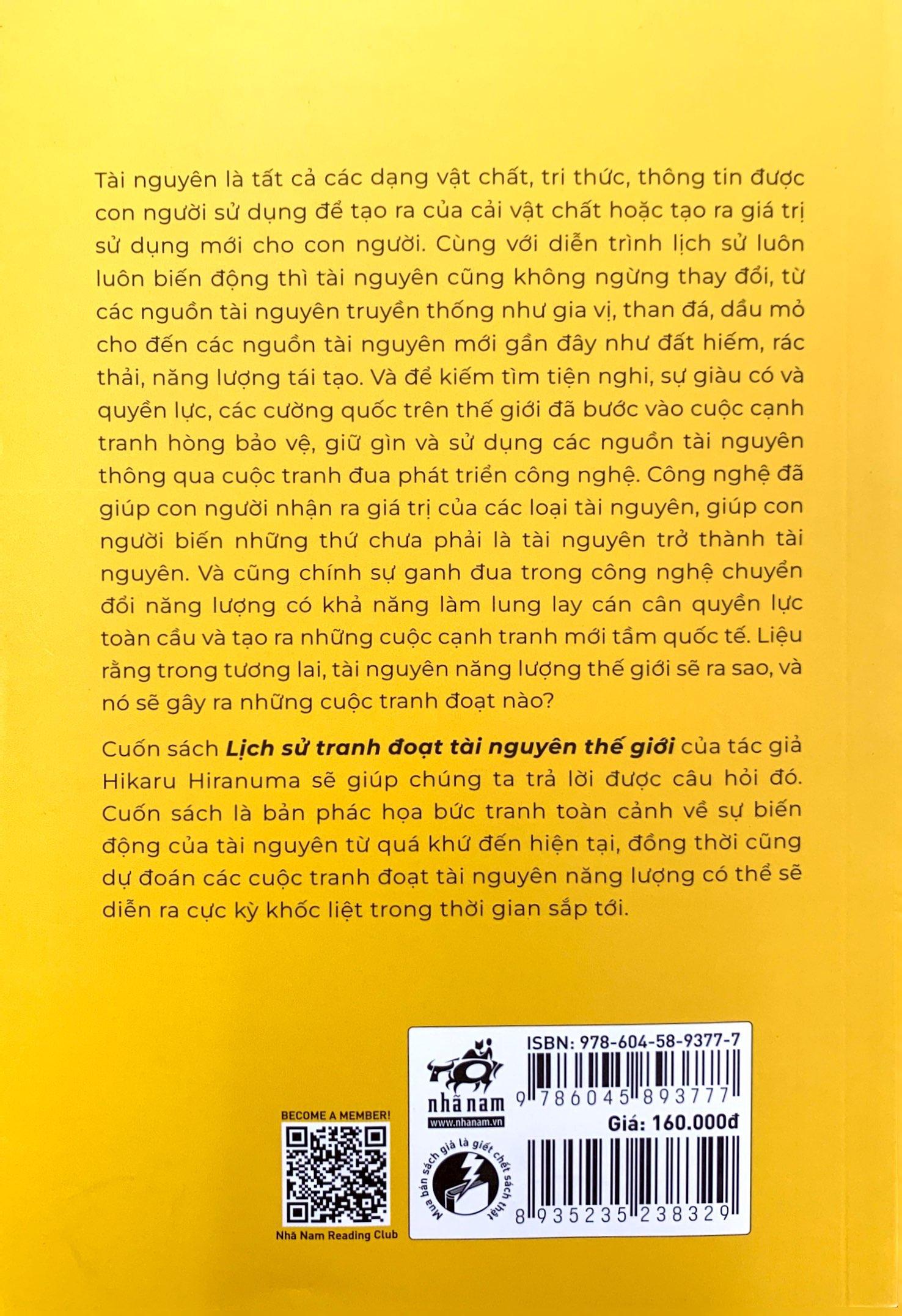 Lịch Sử Tranh Đoạt Tài Nguyên Thế Giới