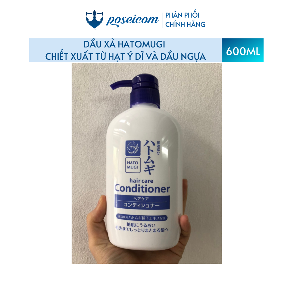 DẦU XẢ HATOMUGI ĐƯỢC CHIẾT XUẤT TỪ HẠT Ý DĨ  VÀ DẦU NGỰA 600ML