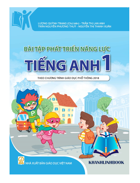 Sách - Bài tập phát triển năng lực Tiếng Anh Lớp 1